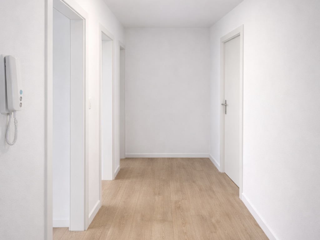 Flur mit Gegensprechanlage